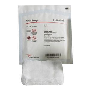 Image of Standard Gauze Sponges, 4" x 4", 8-ply, Sterile 2's