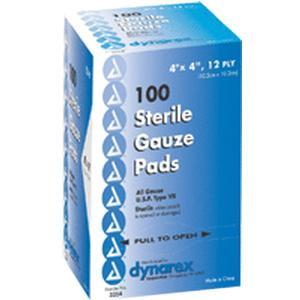 Image of Sterile Gauze Pad 4" x 4", 12-Ply