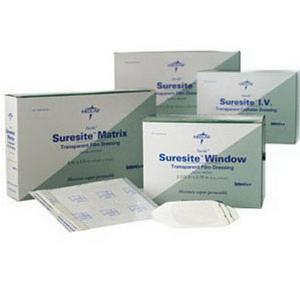 Image of Suresite Transparent Window Film Dressing 2-3/8" x 2-3/4" Square