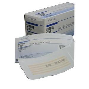 Image of Suture Strip Flexible Wound Closure Strip 1/4" x 3"