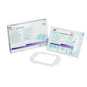 Image of Tegaderm Diamond Transparent Dressing 4" x 4-3/4"