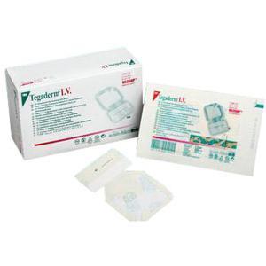 Image of Tegaderm IV Transparent Film Dressing with Border 2-1/2" L x 2-3/4" W, Transparent