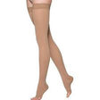 Image of Thigh-High with Grip Top, 20-30 mmHg, Small, Long, Open Toe, Crispa