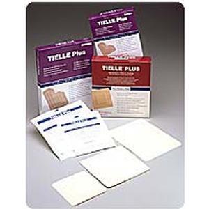 Image of TIELLE Plus Adhesive Hydropolymer Dressing, 5-7/8" x 5-7/8" Sacrum