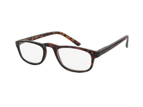 Image of Today's Optical Half Eye Reading Glass +1.25 Power, Plastic Flex Hinge, Tortoise