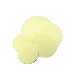 Image of Torbot Double-sided Foam Adhesive Disc 1-1/8" Opening Round, 1/16" Thick, 4" OD, Large, Pre-cut