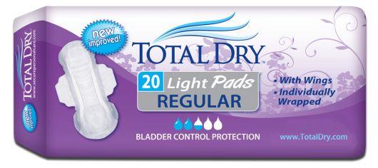 Image of TotalDry Light Pads Regular