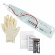 Image of TOUCHLESS Female Red Rubber Intermittent Catheter Kit 14 Fr 550 mL