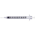 Image of U-100 Insulin Syringe with Micro-Fine IV Needle 28G x 1/2", 1 mL (100 count)