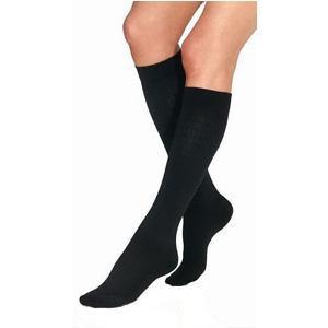 Image of UltraSheer Knee-High Extra-Firm Compression Stockings Medium, Black