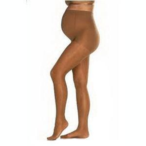 Image of UltraSheer Supportwear Mild Compression Maternity Pantyhose Large, Silky Beige