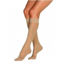 Image of UltraSheer Women's Knee-High Moderate Compression Stockings Large, Suntan