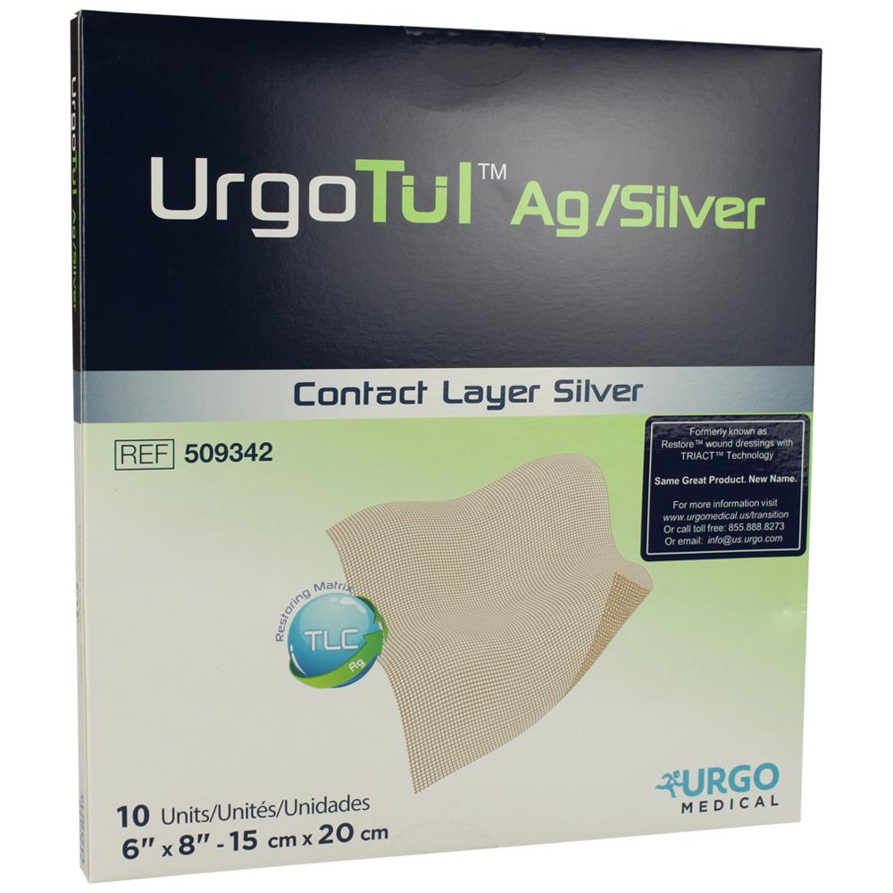 Image of UrgoTul™️ AG/Silver Contact Layer Wound Dressing