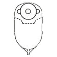 Image of Urine Pouch w/Flutter Valve, 1"