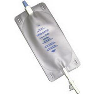 Image of Uro-Safe Vinyl Leg Bag with Thumb Clamp, Medium 18 fl oz.