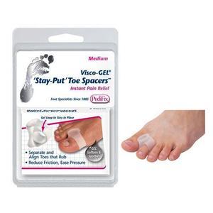 Image of Visco-GEL Stay-Put Toe Spacers, Medium