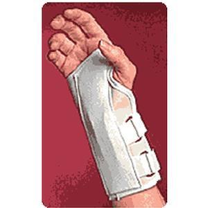 Image of White, Left, Xl (3 3/4"-4 3/4") Cock-Up Splint