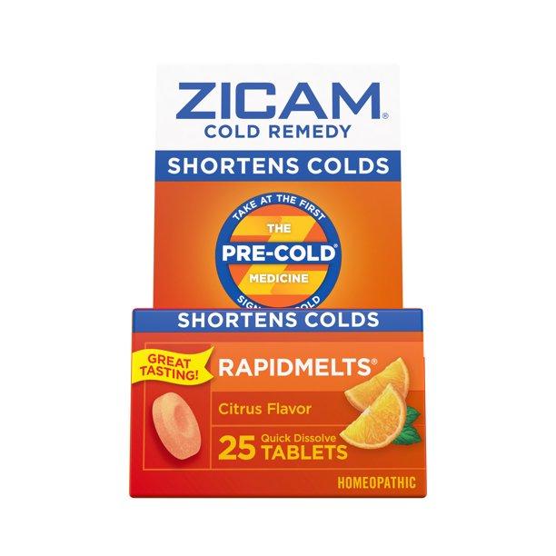 Image of Zicam® Rapidmelt® Cold Remedy Tablet, Citrus, 25 count